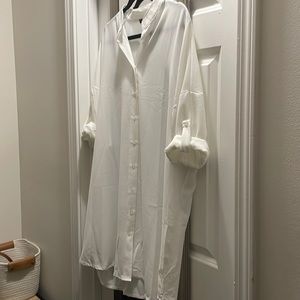 Boohoo button down tunic / dress